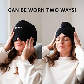 Migraine Relief Cap | Headache Gel Hot Cold Therapy lce Cap For Relieve Pain