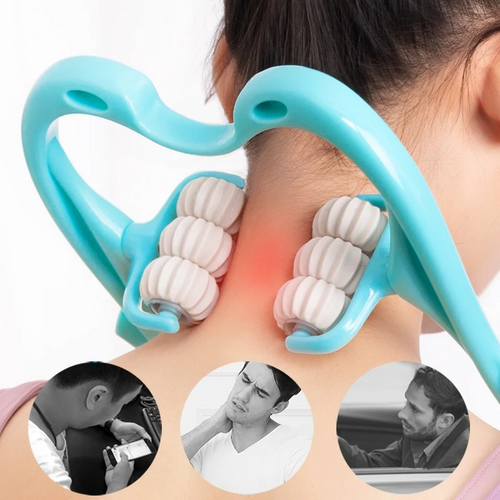6 Wheel Pressure Point Manual Neck & Leg Massager